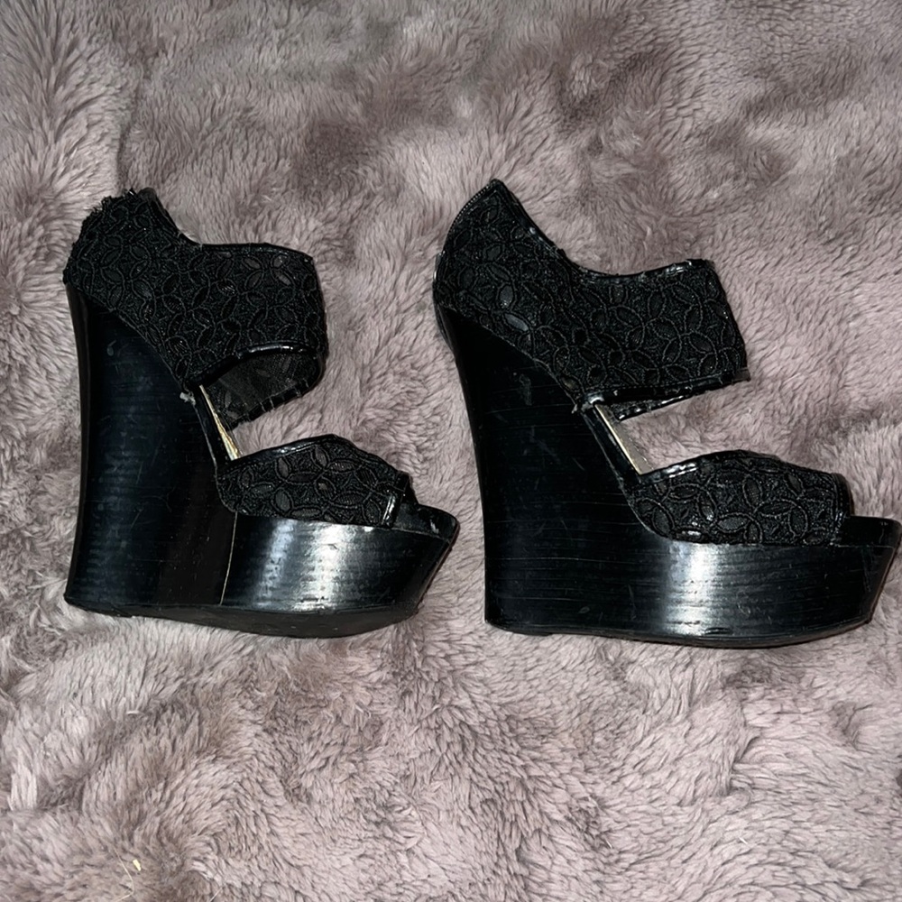 Bebe Platform Wedges